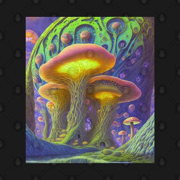 Everyone Know Mushroom Planet Over The Next by Infinity Painting