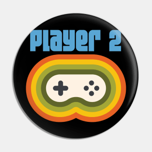 Player 2 Video Game' Video Game Pin