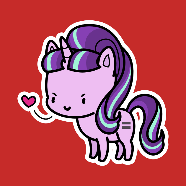 Starlight Glimmer (evil) chibi by Drawirm