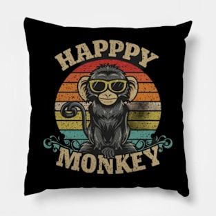 Happy Monkey Pillow