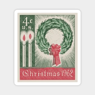 Christmas 1962 postage Magnet