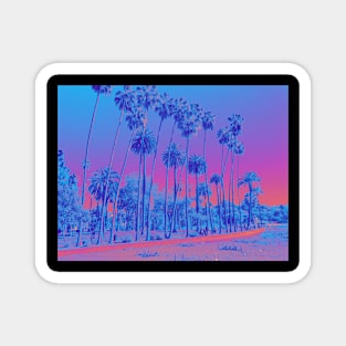 Cali in Vaporwave Magnet