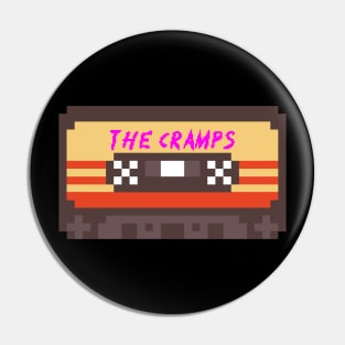 The Cramps 8bit cassette tape Pin