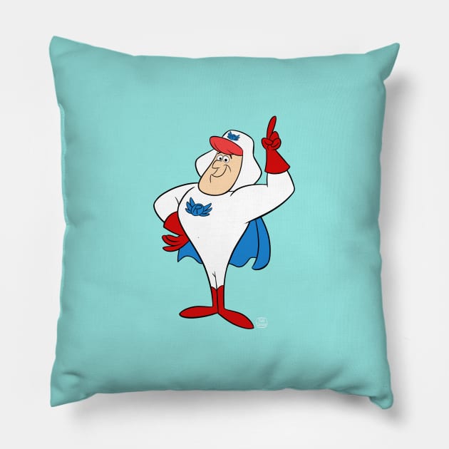 ROGER RAMJET Pillow by markscartoonart62