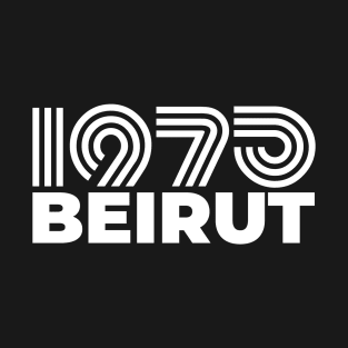 Beirut 1975 (dark shirt) T-Shirt