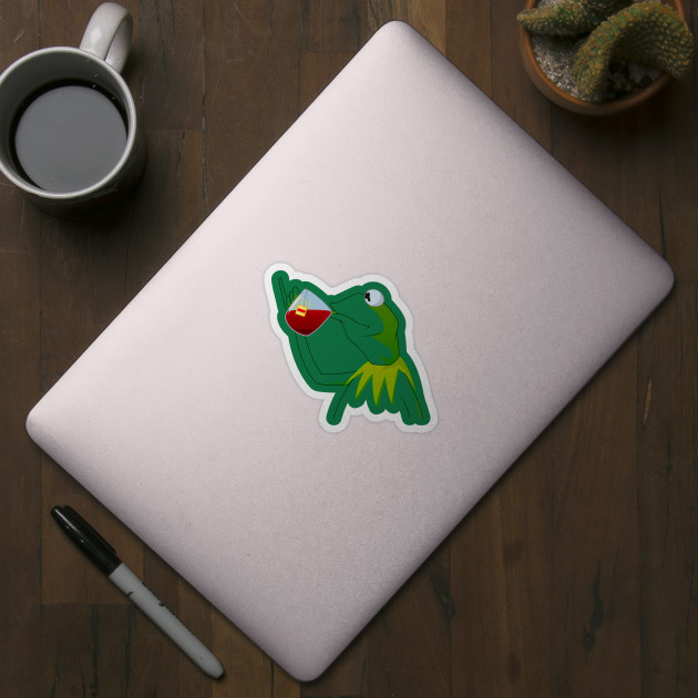 Kermit Frog Muppet - Kermit - Sticker