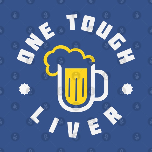 One Tough Liver Beer Glass by Toogoo