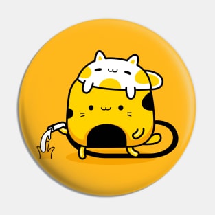 yellow cat hello summer Pin