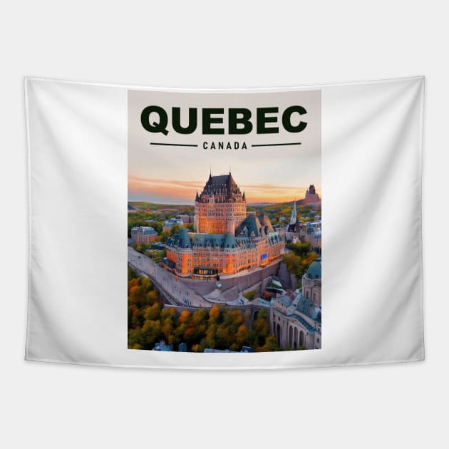 Quebec Canada Tapestry by AbundanceSeed