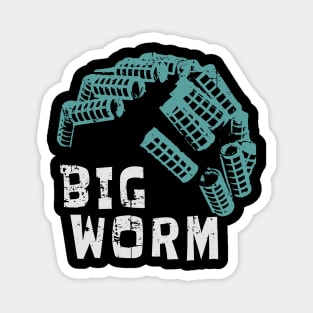 Vintage 'Friday' Big Worm Magnet