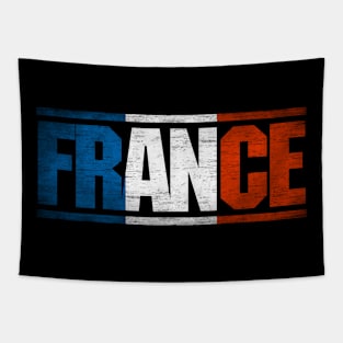 France Retro Flag for Men Women France National Pride Tapestry