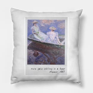 monet - two gals Pillow