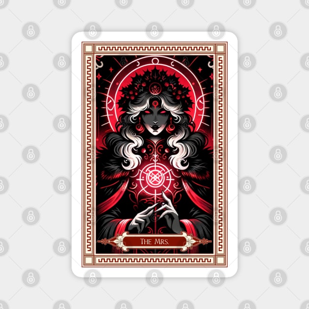 Mrs. Claus Tarot Card Magnet by HolidayBug
