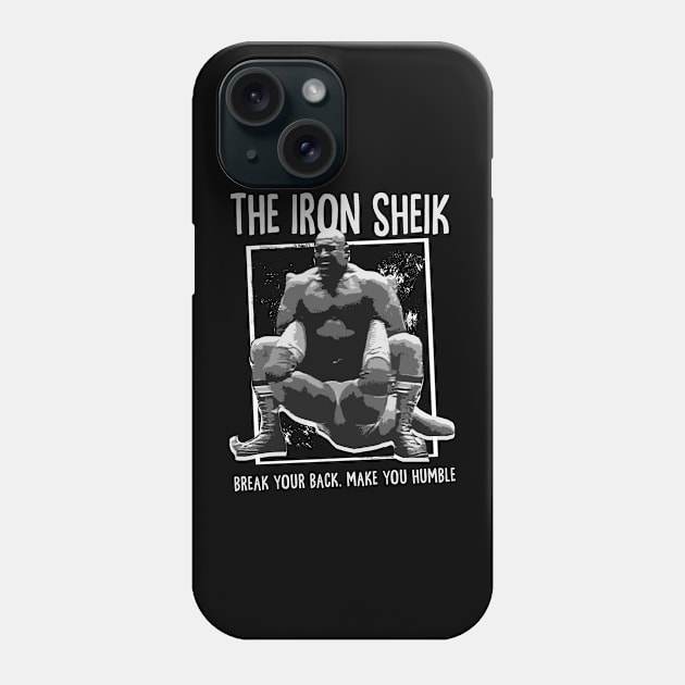 iron sheik wresling Phone Case by Shelter Art Space