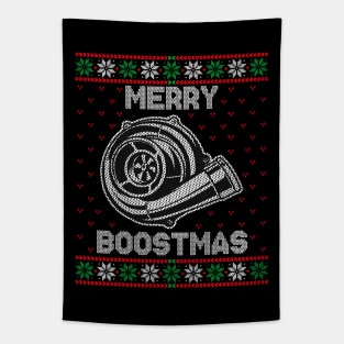 Merry Boostmas- Merry Christmas car tuner Tapestry