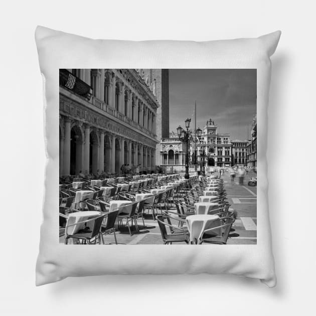 Piazzetta San Marco, Venice Pillow by rodneyj46