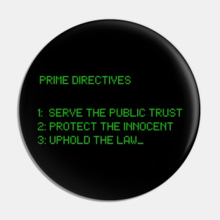 Prime Directives Pin