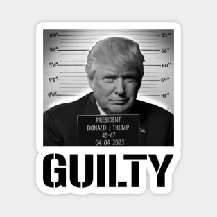 TRUMP GUILTY Magnet