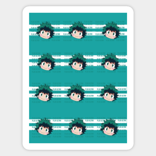 Cute Deku Pattern Deku My Hero Academia Sticker Teepublic See more ideas about cute pictures, art, japanese woodblock printing. cute deku pattern