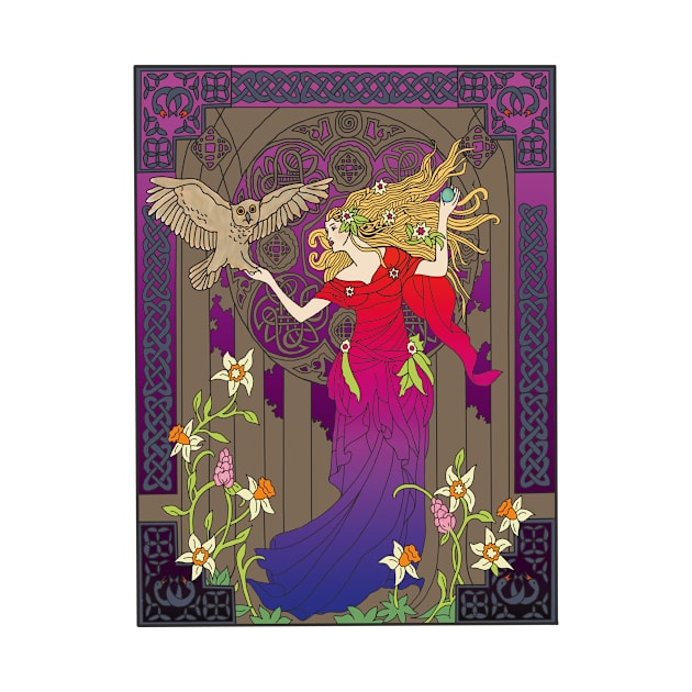 Celtic Woman (red/purple) by Soth Studio