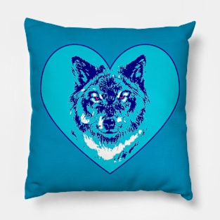 Love Wolf Pillow