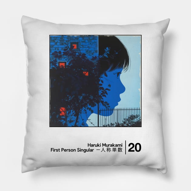 First Person Singular - Minimal Style Graphic Artwork Pillow by saudade