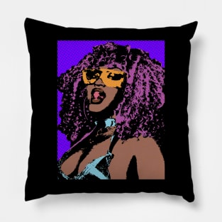 cupcakke style pop art Pillow