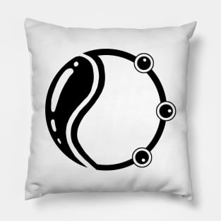 Talon - Original Logo Banner Sigil - Dark Design for Light Backgrounds Pillow