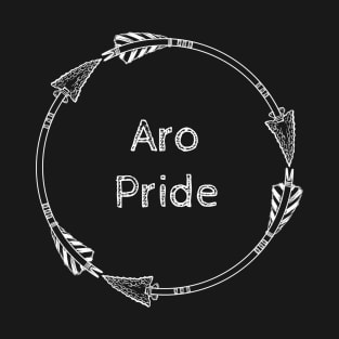 Aromantic Pride Arrow Circle T-Shirt