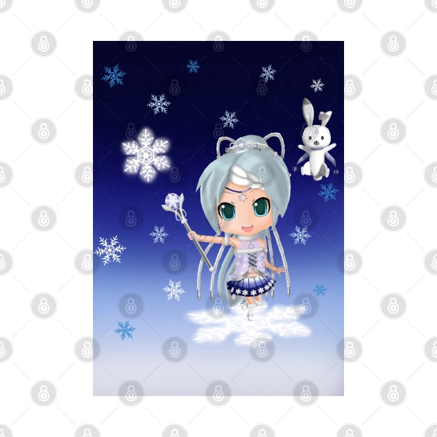 Snow Miku 2019 Nendroid Version (Self Design) by gagimas