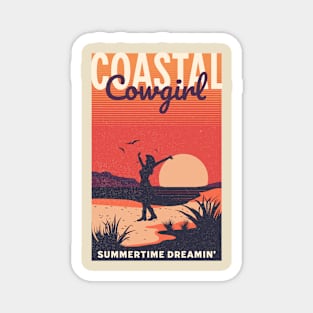 Coastal Cowgirl Summertime Dreamin' Magnet