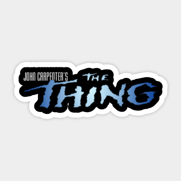 The Thing Thing Sticker Teepublic