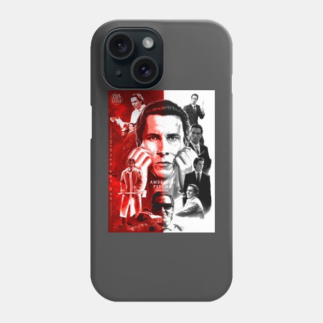 American Psycho Phone Case by SAN ART STUDIO 