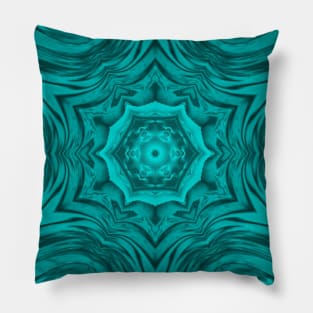 Turquoise Flower Malachite Stone Pillow