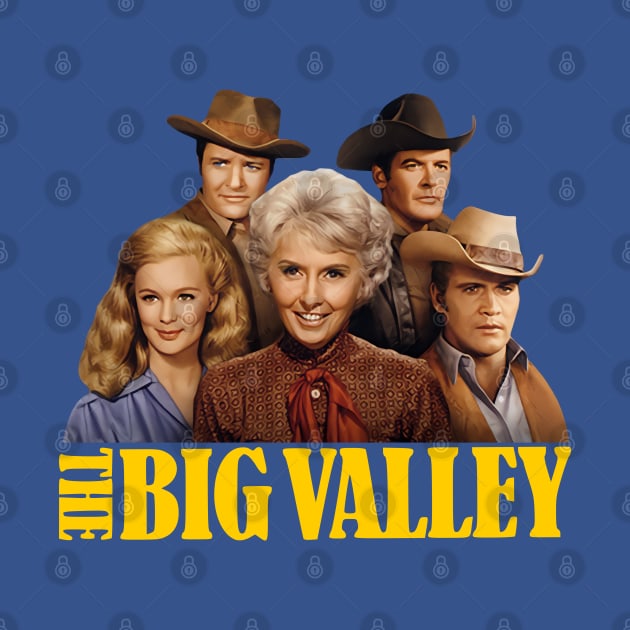 The Big Valley - Color Group Shot - 60s Tv Western by wildzerouk