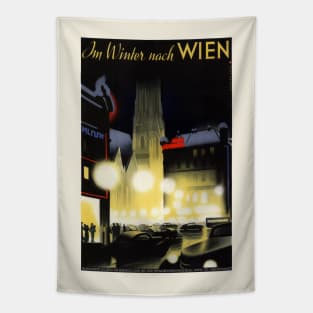 Vienna Austria Vintage Poster 1937 Tapestry