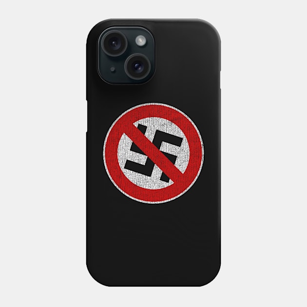 No Nazis Distressed Phone Case by Princessa