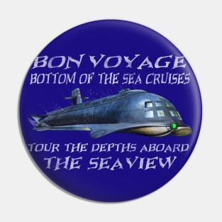 Bon Voyage Bottom of the Sea Cruises Pin