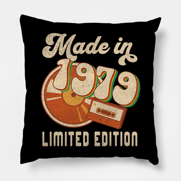 Made in 1979 Limited Edition Pillow by Bellinna