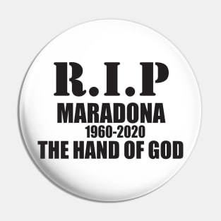 Maradona the hand of god Pin