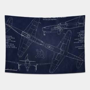 Yakovlev Yak17 Feather Tapestry