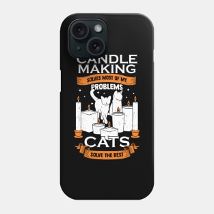 Candle Making Cat Lover Gift Phone Case