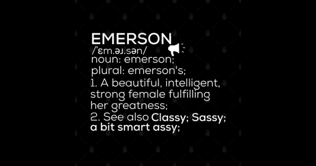 Emerson Name Emerson Definition Emerson Female Name Emerson Meaning