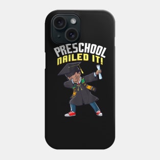 Graduation 2024 Preschool Nailed It Dabbing Black Boy Kids Phone Case