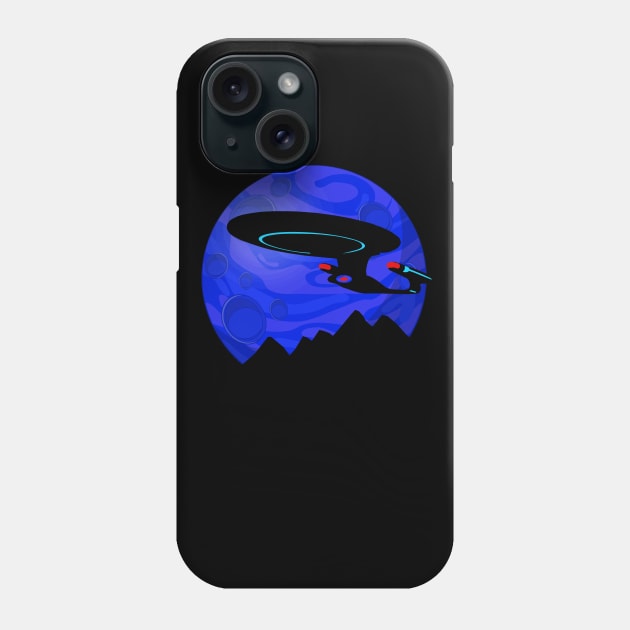 Enterprise D Planetfall Phone Case by PopCultureShirts