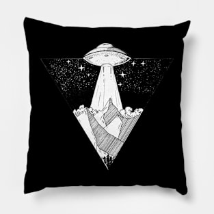 Alien Space Tattoo Ufo 51 Area Roswell Believe Pillow