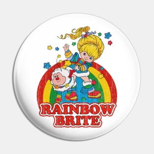 Rainbow Brite // Vintage Colorful Design Pin