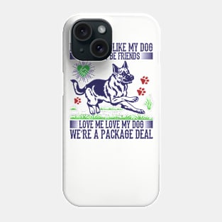 German Shepherd Dog  Design Art Gift Tshirt Phone Case