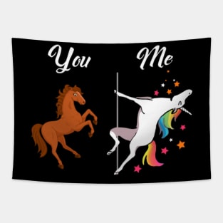 Unicorn You and Me Tapestry