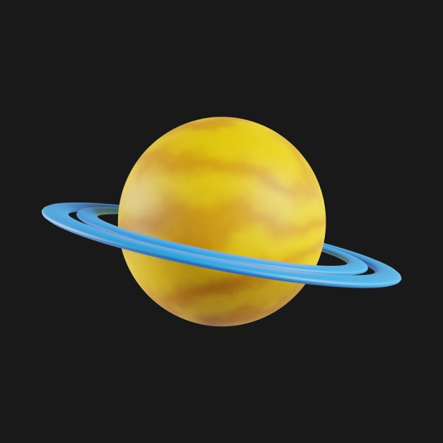 3D Saturn by Shadowbyte91